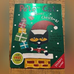 2/$15 💥 Pete the Cat Saves Christmas Book